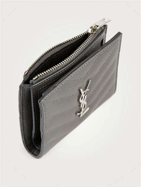 ysl credit card holder price|ysl card holder with zipper.